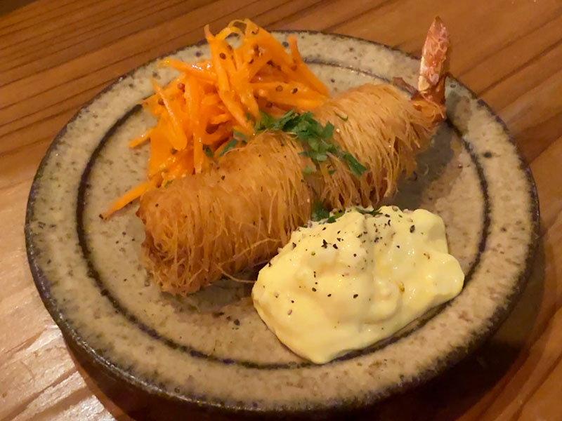 文化商店のエビフライ