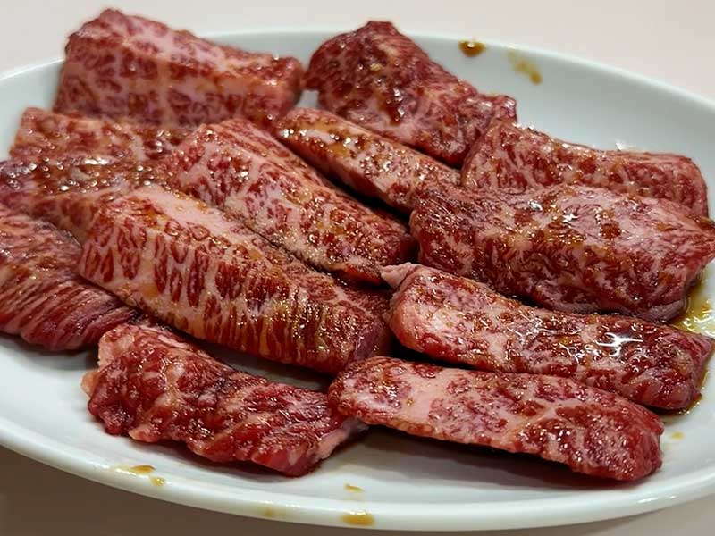 食道園の並カルビ